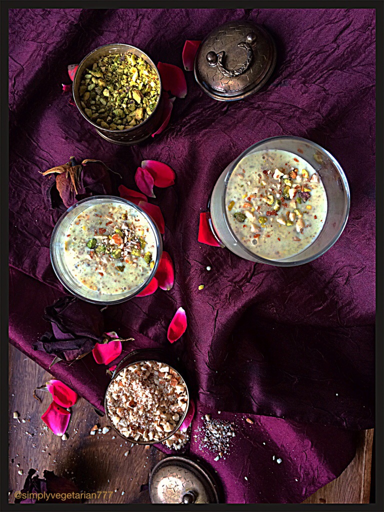 Shahi Rabdi : Thickened and Sweetened Milk Dessert with Nuts, Cardamom ...