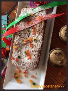 Holiday Fruit Cake : No Alcohol and kids’ friendly with Vegan Option