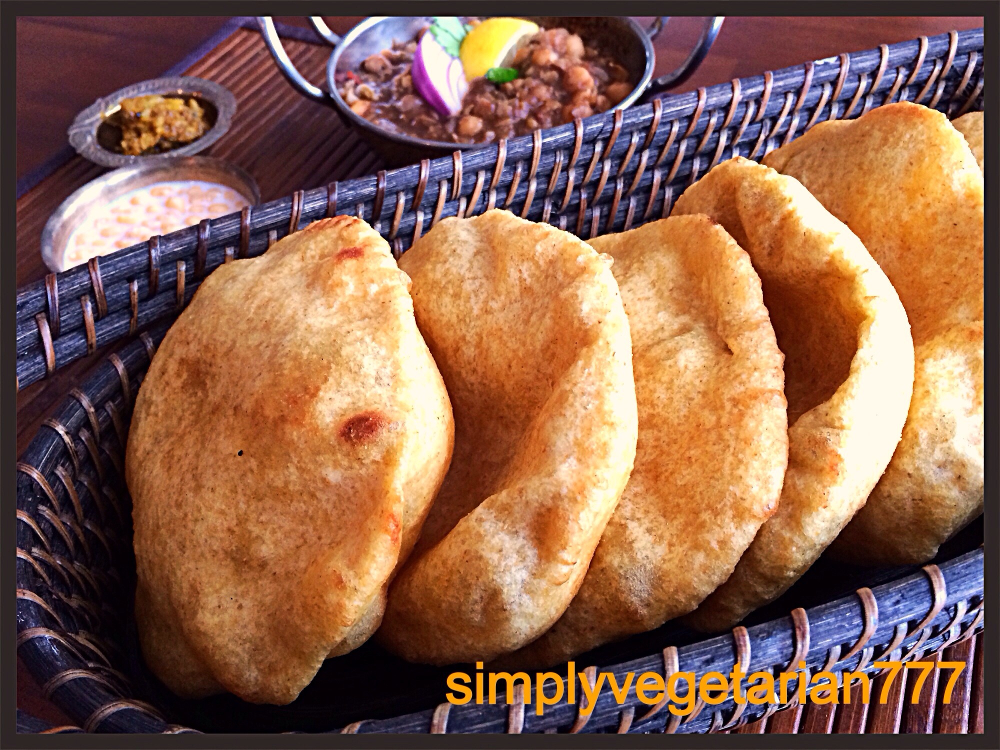 Bhatura A Deep Fried Leavened Bread From Northern India