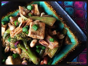 Cambodian Vegetable Stir Fry with Peanut Sauce – A Budddha Curry