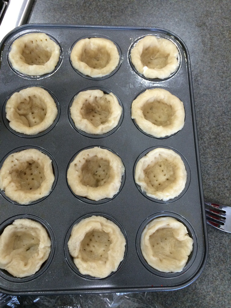 Walnut Dessert Tartlets with Tart Dough Recipe