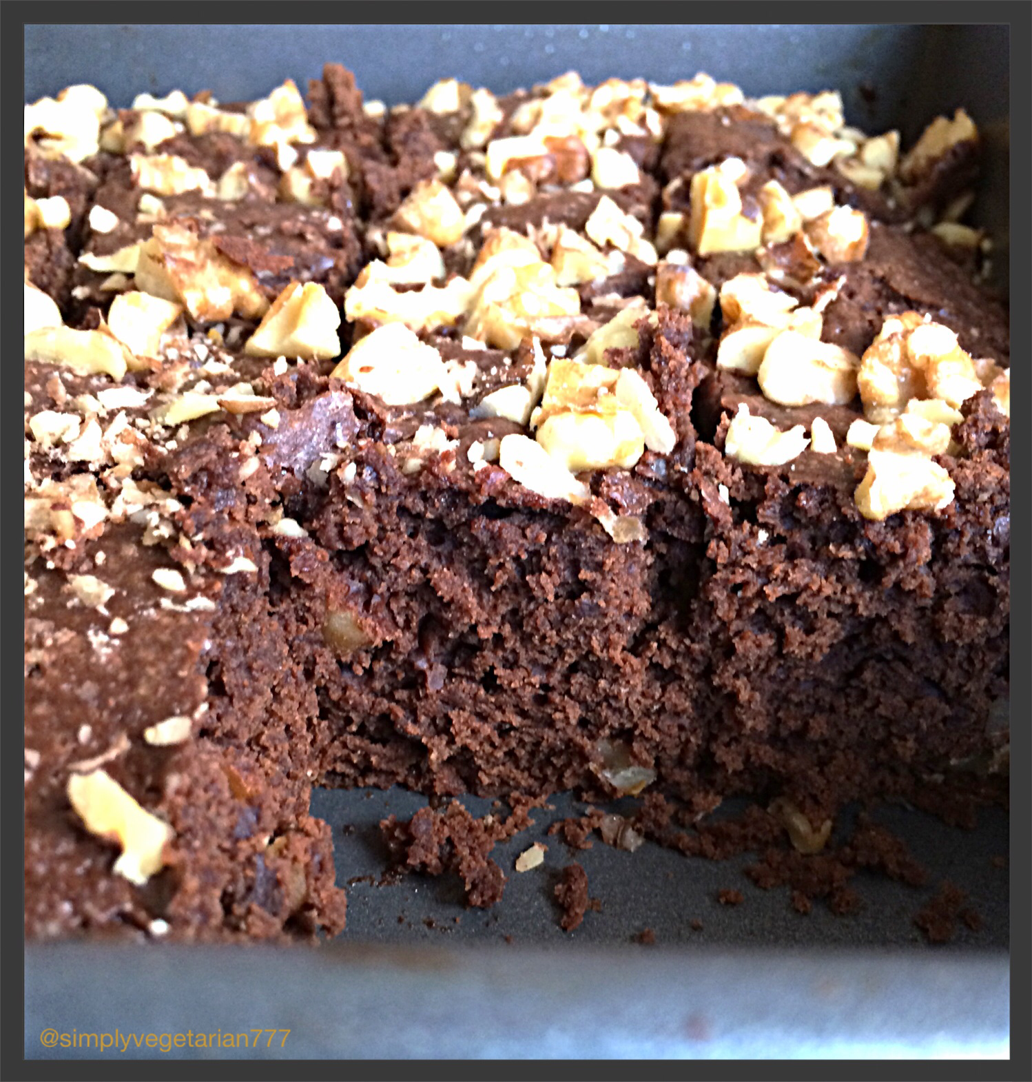 Soft Mocha Pecan / Walnut Brownie