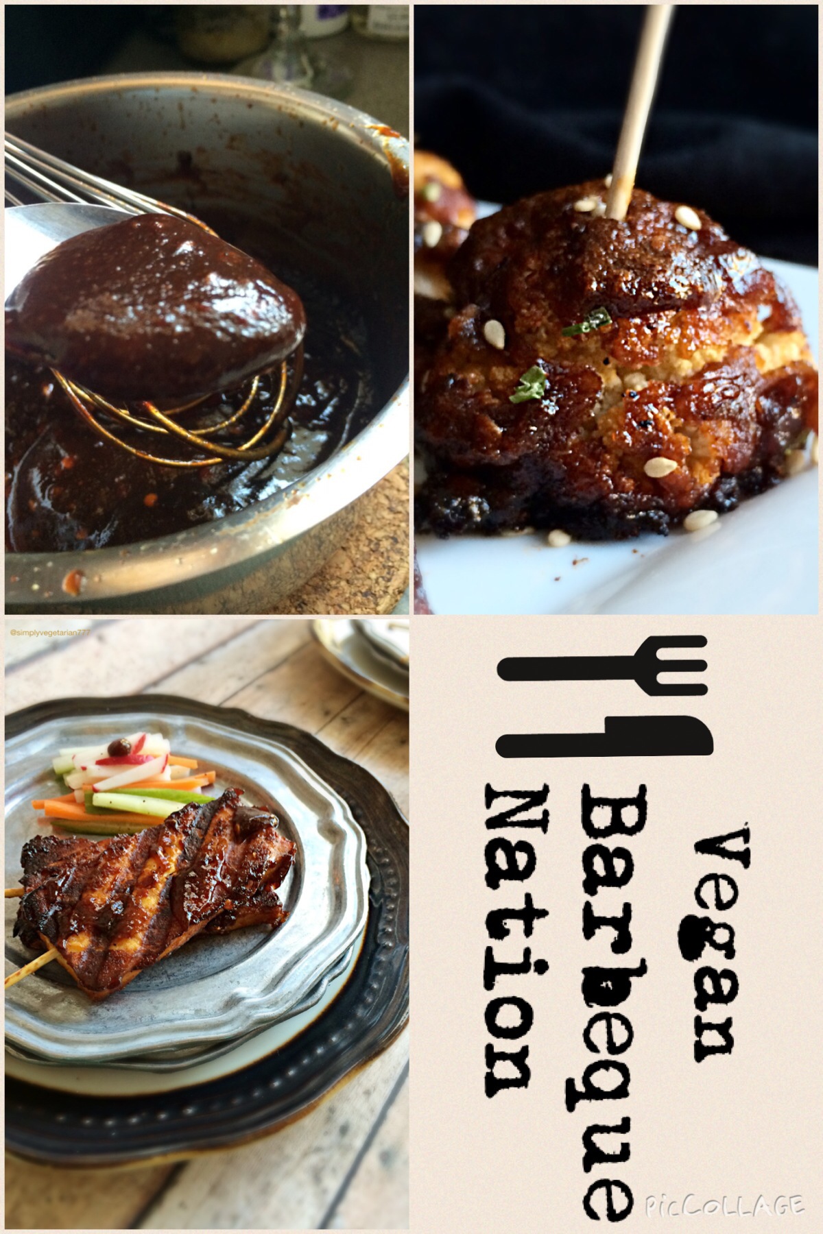 Vegan Barbeque Nation : Home-made Vegan Barbeque Sauce, Tofu Steaks ...