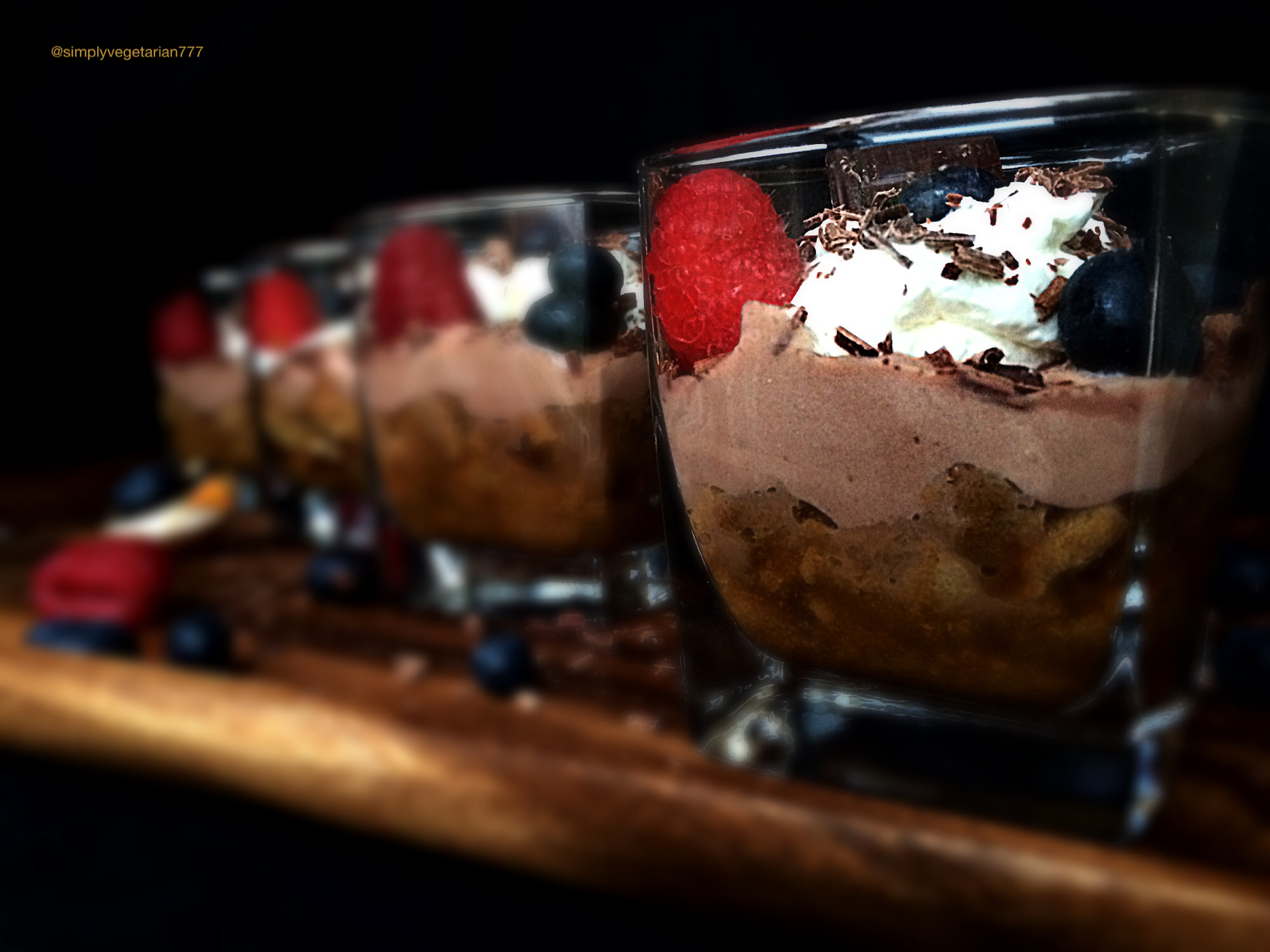 Mock Chocolate Tiramisu, Eggless