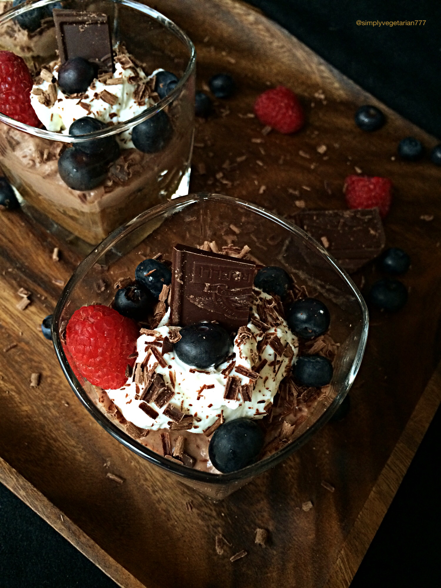 Mock Chocolate Tiramisu, Eggless