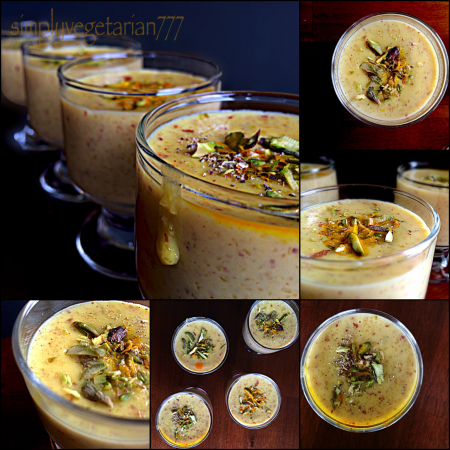 Zafrani Jei Badaam ki Kheer / Saffron Oats Almonds Porridge