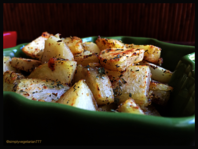 Pan Fried Rosemary & Garlic Potatoes