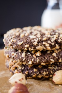 Dark Chocolate Molasses Cookies by Julie