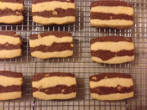 Cardamom Orange Chocolate Ribbon Cookies by Suzanne