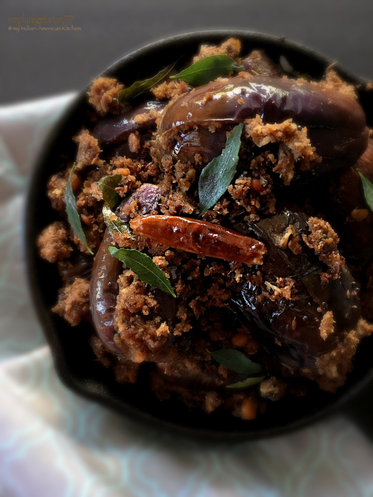 Stuffed Eggplant Poriyal