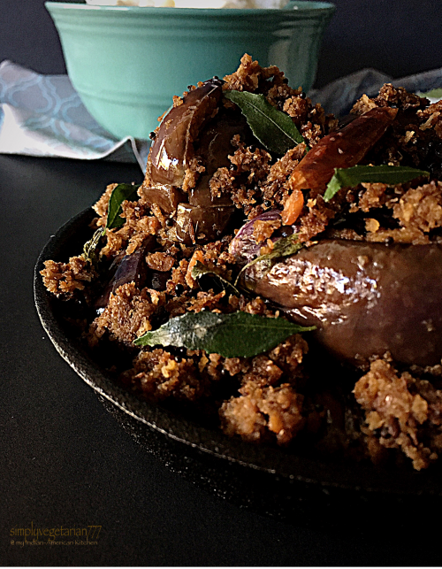 Stuffed Eggplant Poriyal