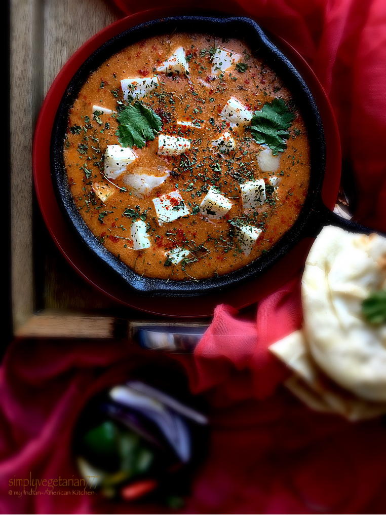 Paneer Butter Masala Paneer Makhanwala Simplyvegetarian777