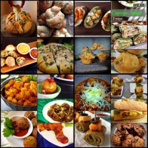 Super Bowl Collective of Vegetarian Appetizers, Dips & Desserts