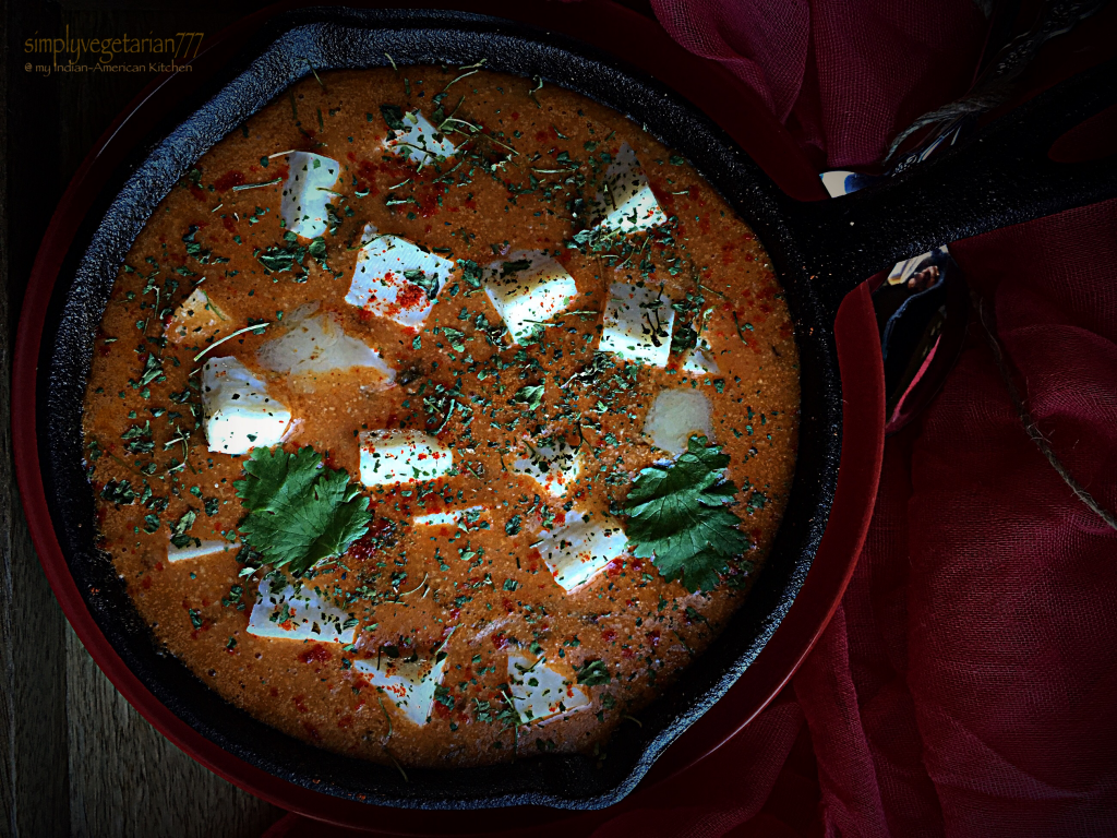 Paneer Butter Masala/Paneer Makhanwala