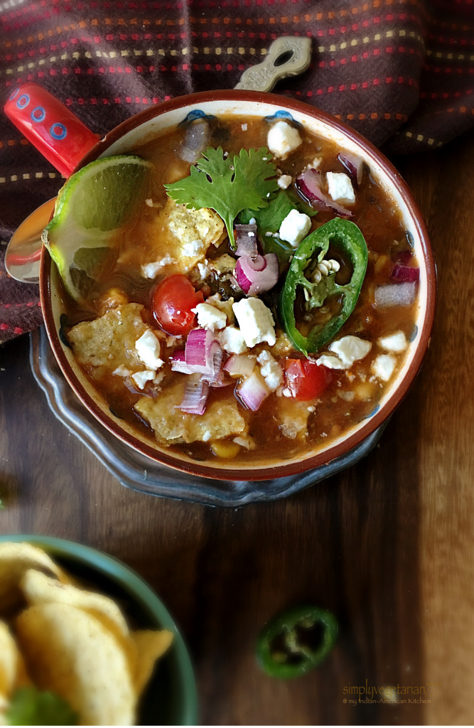 Smokey Veg Taco Soup