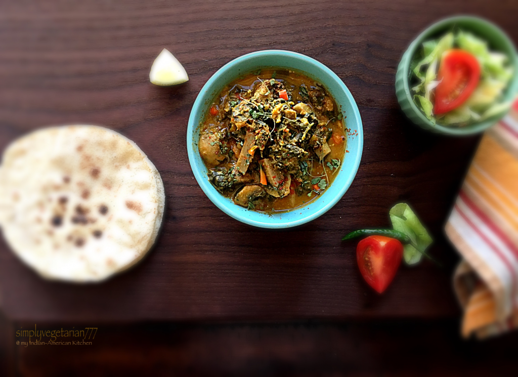 Methi Mushroom Curry