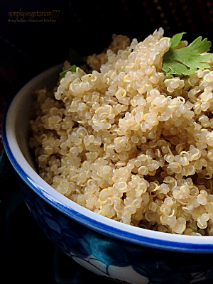 Cooking Quinoa in Pressure cooker - simplyvegetarian777