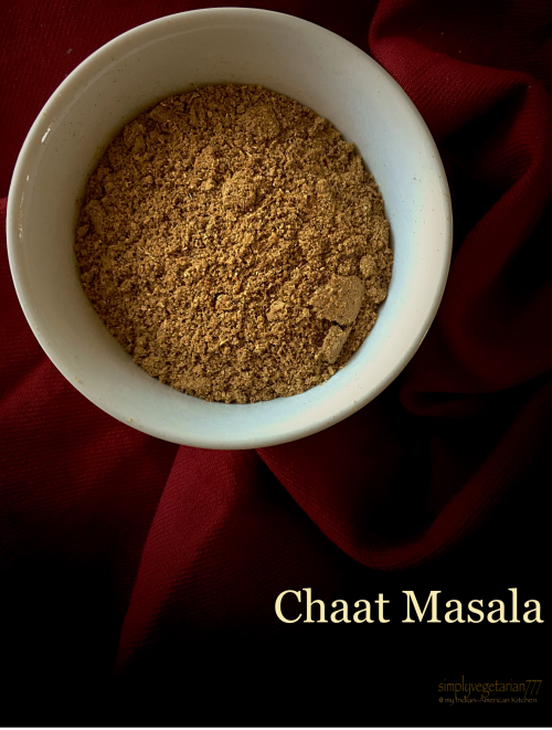 Chaat masala powder clearance recipe