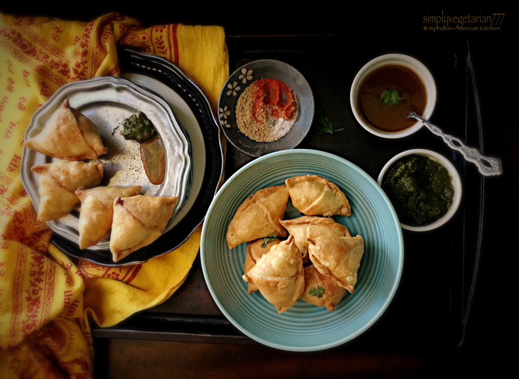 Punjabi Aloo Matar Samosa