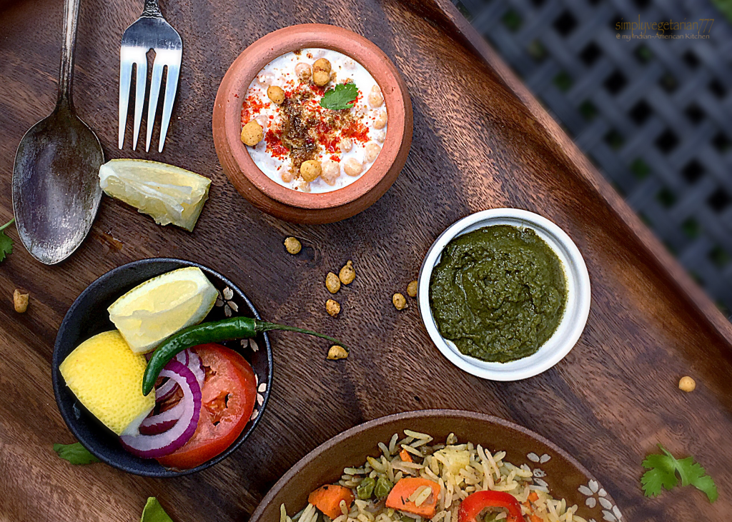 One Pot Mix Veg Green Biryani - Meatless Monday