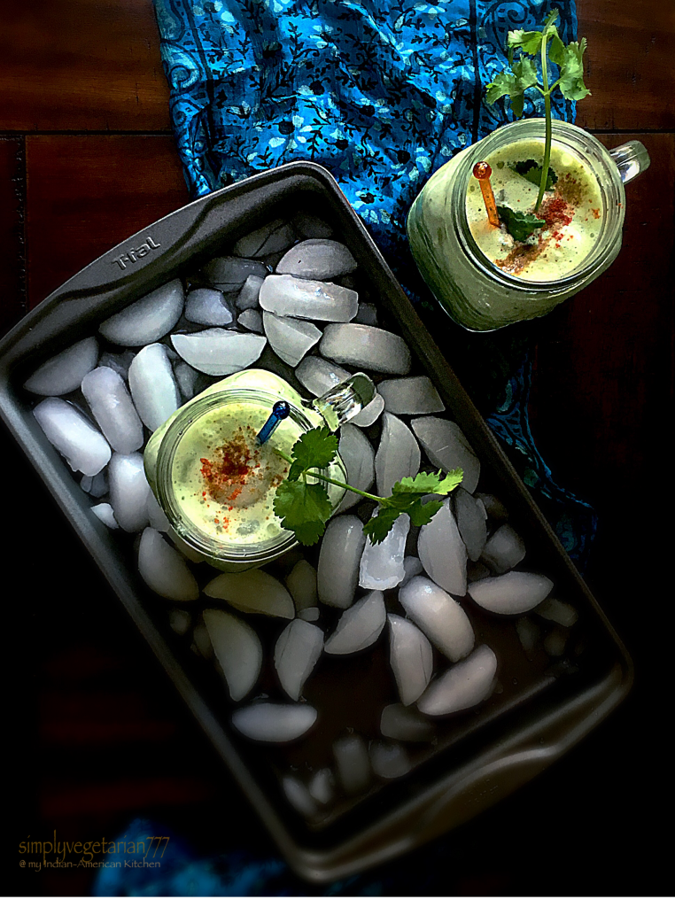 Cucumber Cilantro Yogurt Smoothie