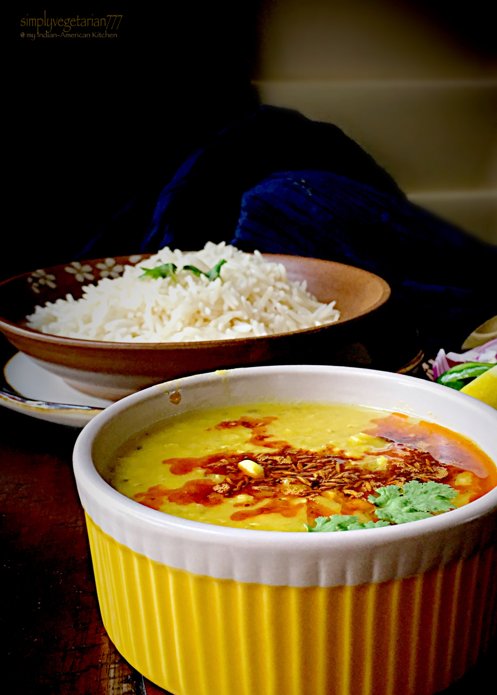 Dal Lehsuni - Red Lentils Cooked with Garlic