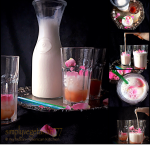 Rose Lassi & Simple Rose Syrup Recipe