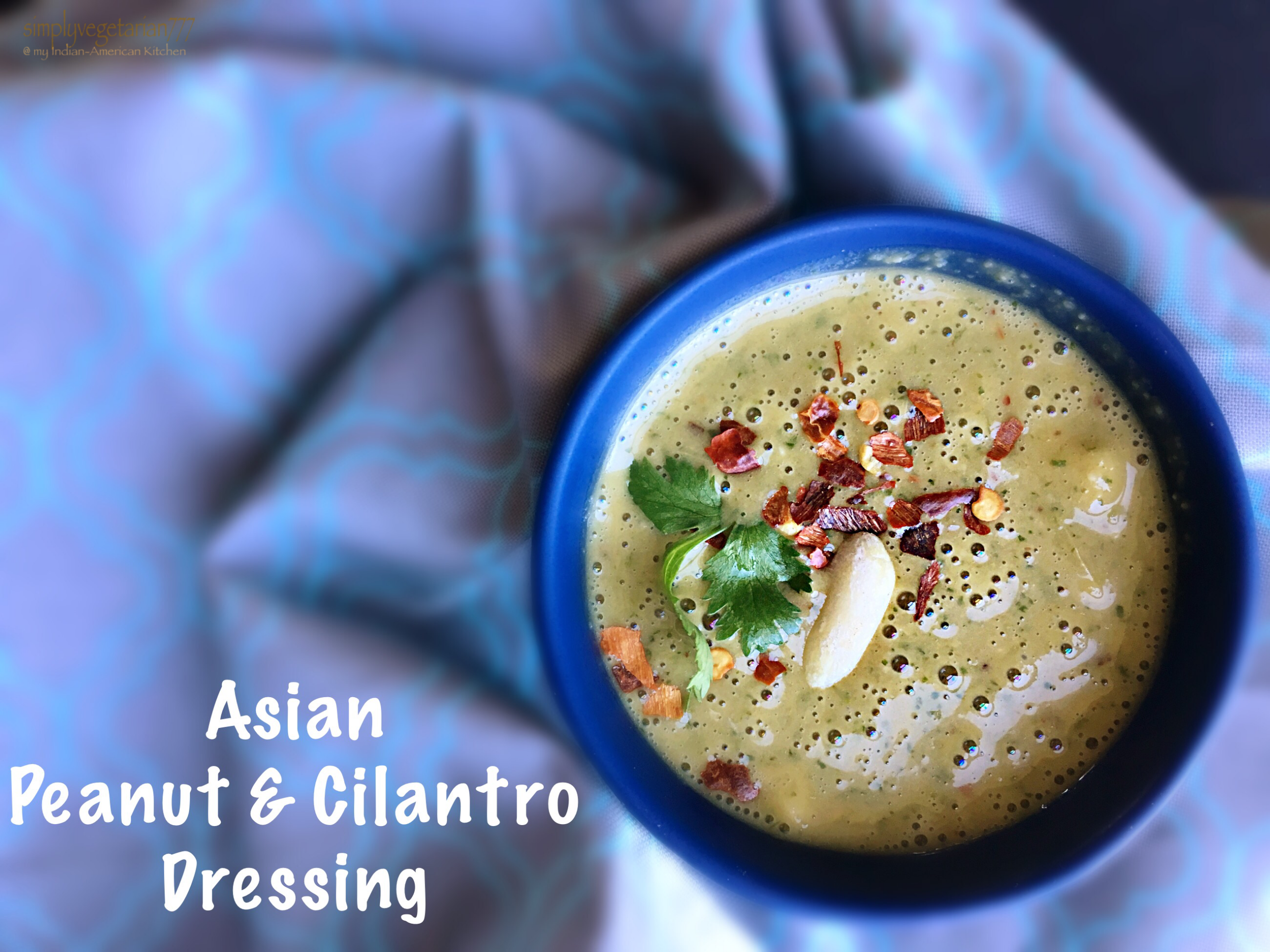 Asian Peanut & Cilantro Dressing