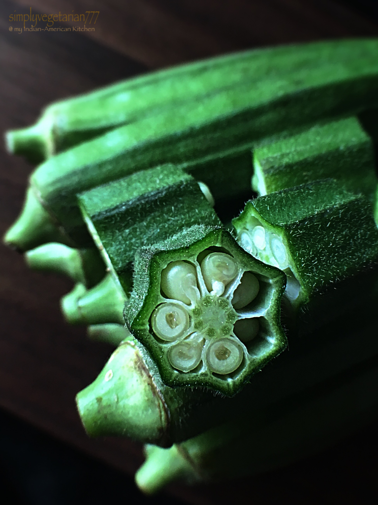 How to cut the slime in Bhindi /Okra/ Lady Finger