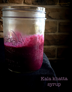 Kala Khatta Syrup – A Must Have Summer Treat