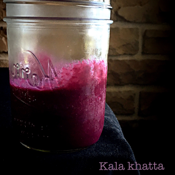 Kala Khatta Syrup - A Must Have Summer Treat