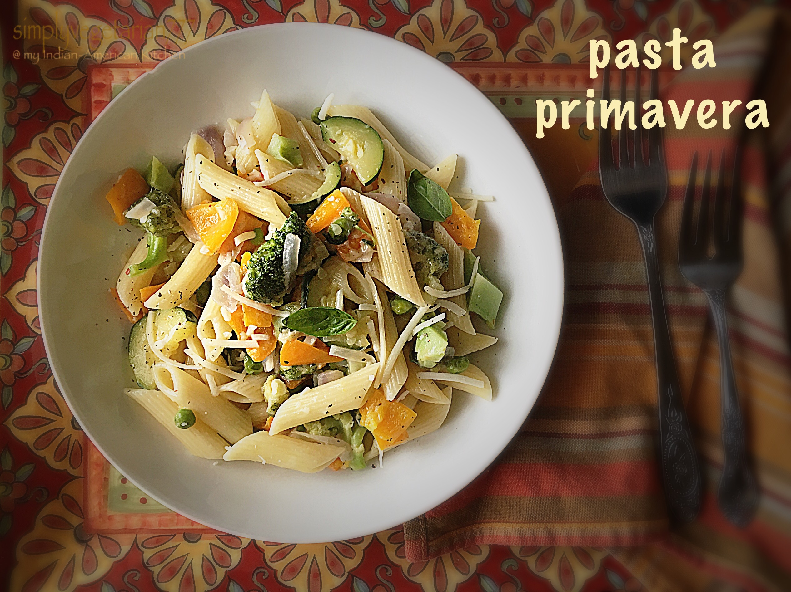 Pasta Primavera Easy Recipe