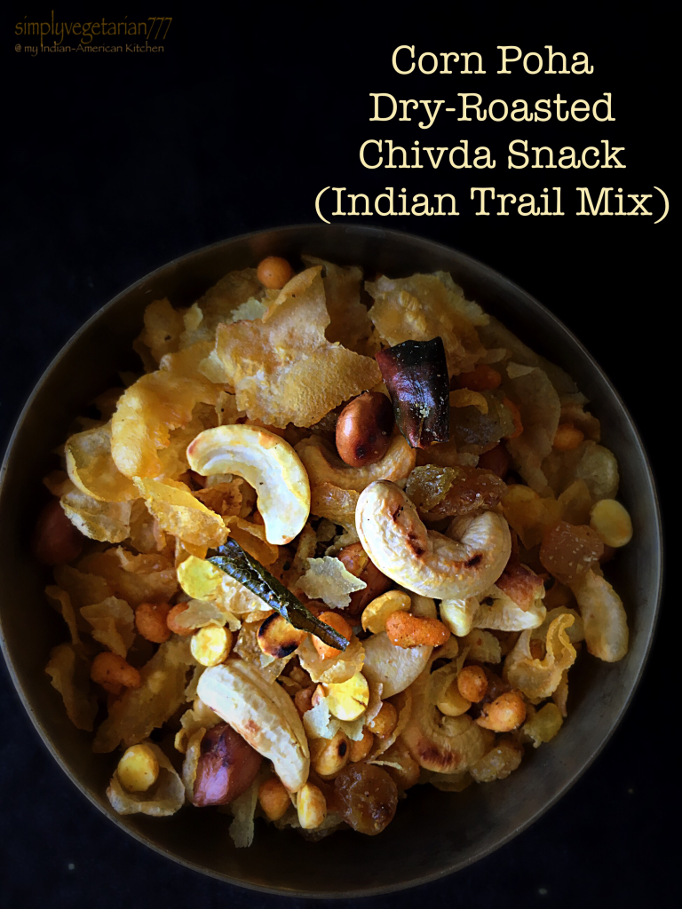 Corn Poha Dry Roasted Chivda Indian Trail Mix