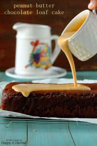 Peanut Butter Chocolate Cake Loaf