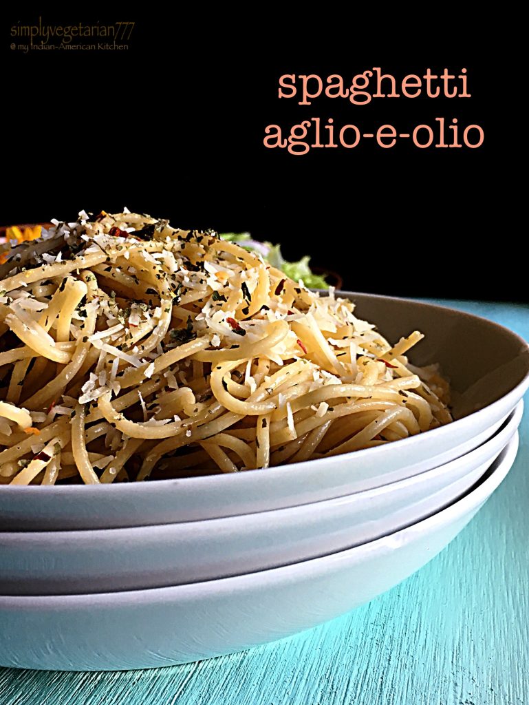 Spaghetti Aglio E Olio - Easy Delicious Pasta Recipe