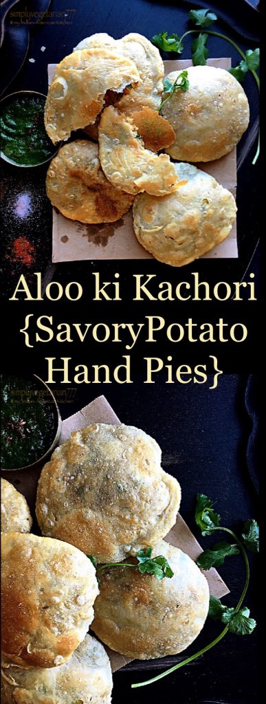 Aloo ki Chatpati Kachori {spicy savory potato hand pies}