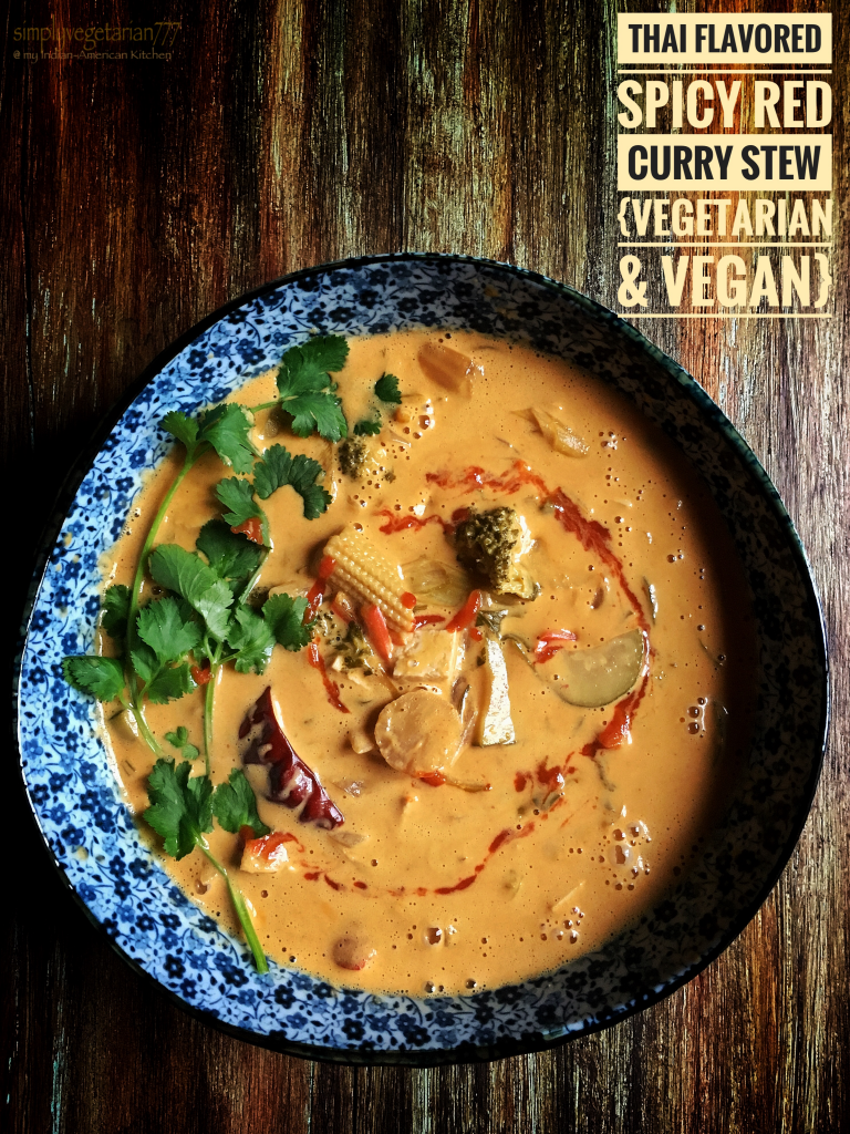 Thai Flavored Spicy Red Curry Stew