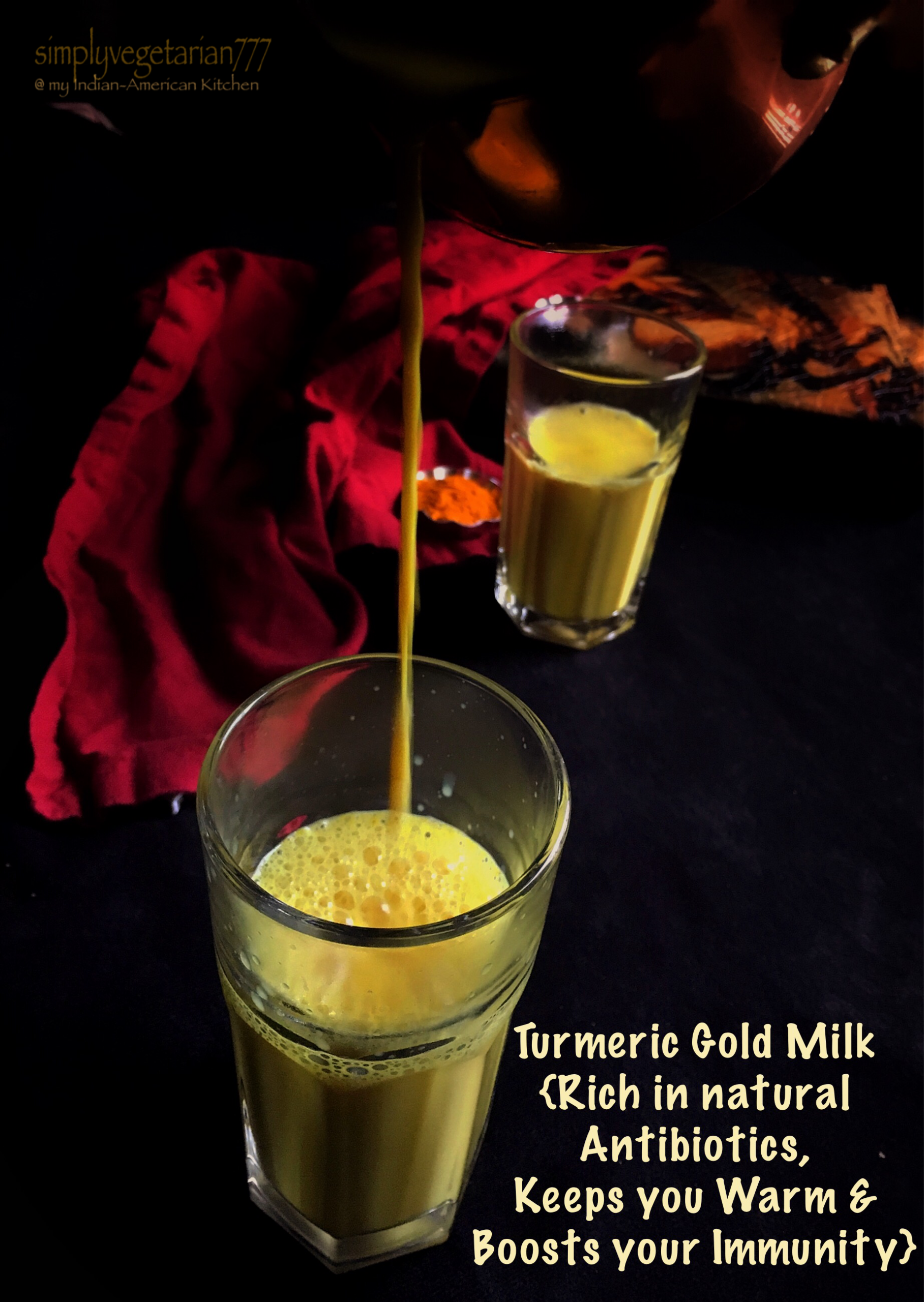 Turmeric Gold Milk {Haldi wala Doodh}