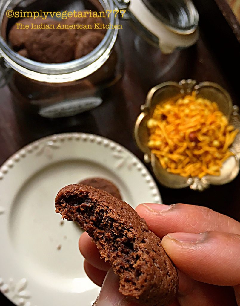 Chocolate Butter Cookies - Eggless & Easy