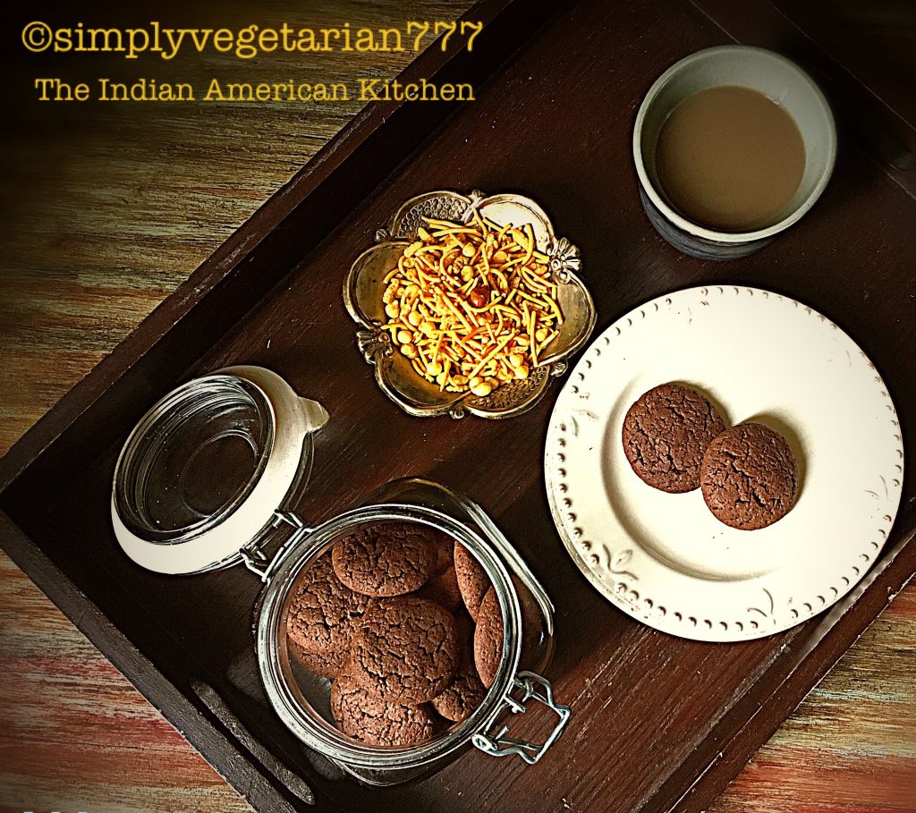 Chocolate Butter Cookies - Eggless & Easy