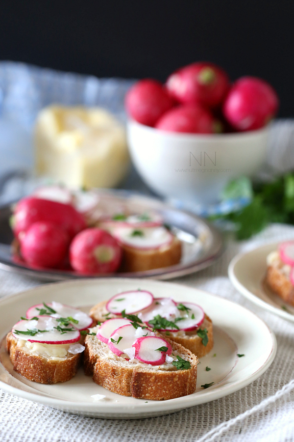 Radish Butter Bites