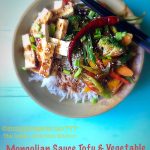 Mongolian Sauce Tofu Vegetable Rice Bowl