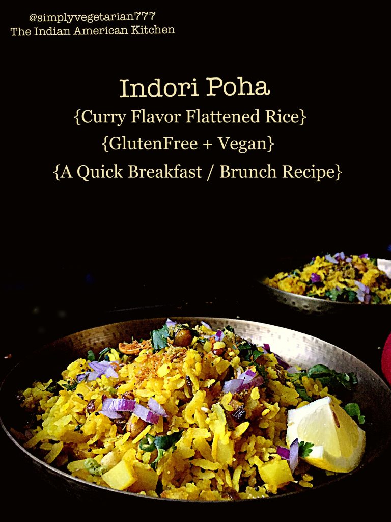 Indori Poha {GlutenFree + Vegan}