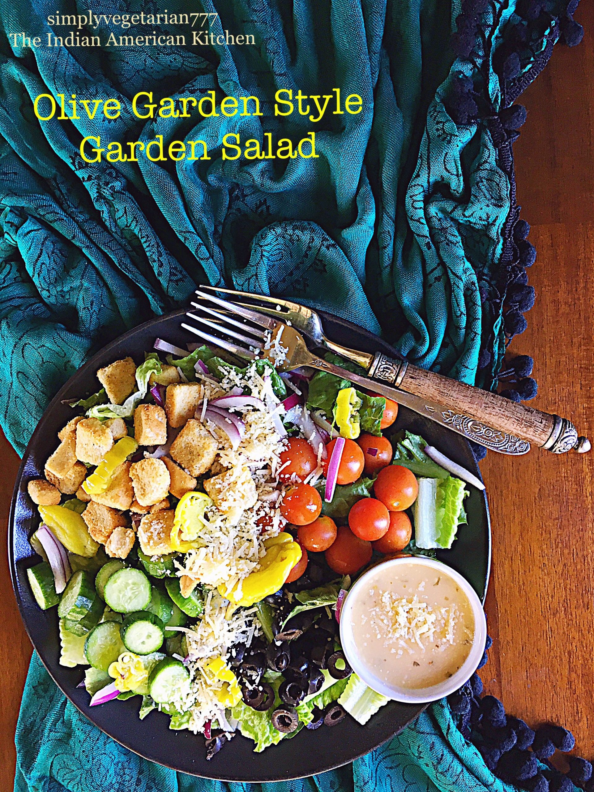 Olive Garden Style Garden Salad Easy Copy Cat Recipe For House