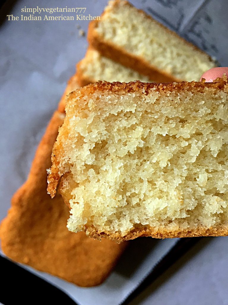 Eggless Butter Cake