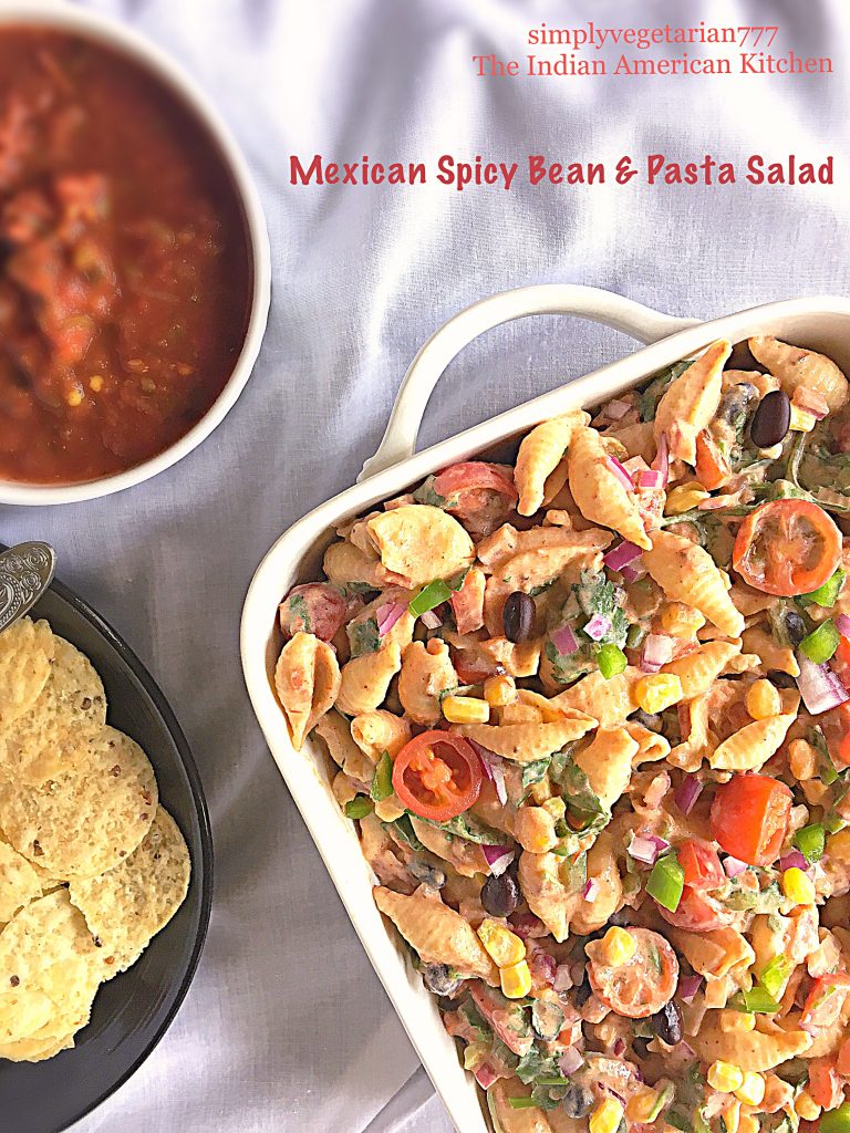 Mexican Spicy Bean & Pasta Salad