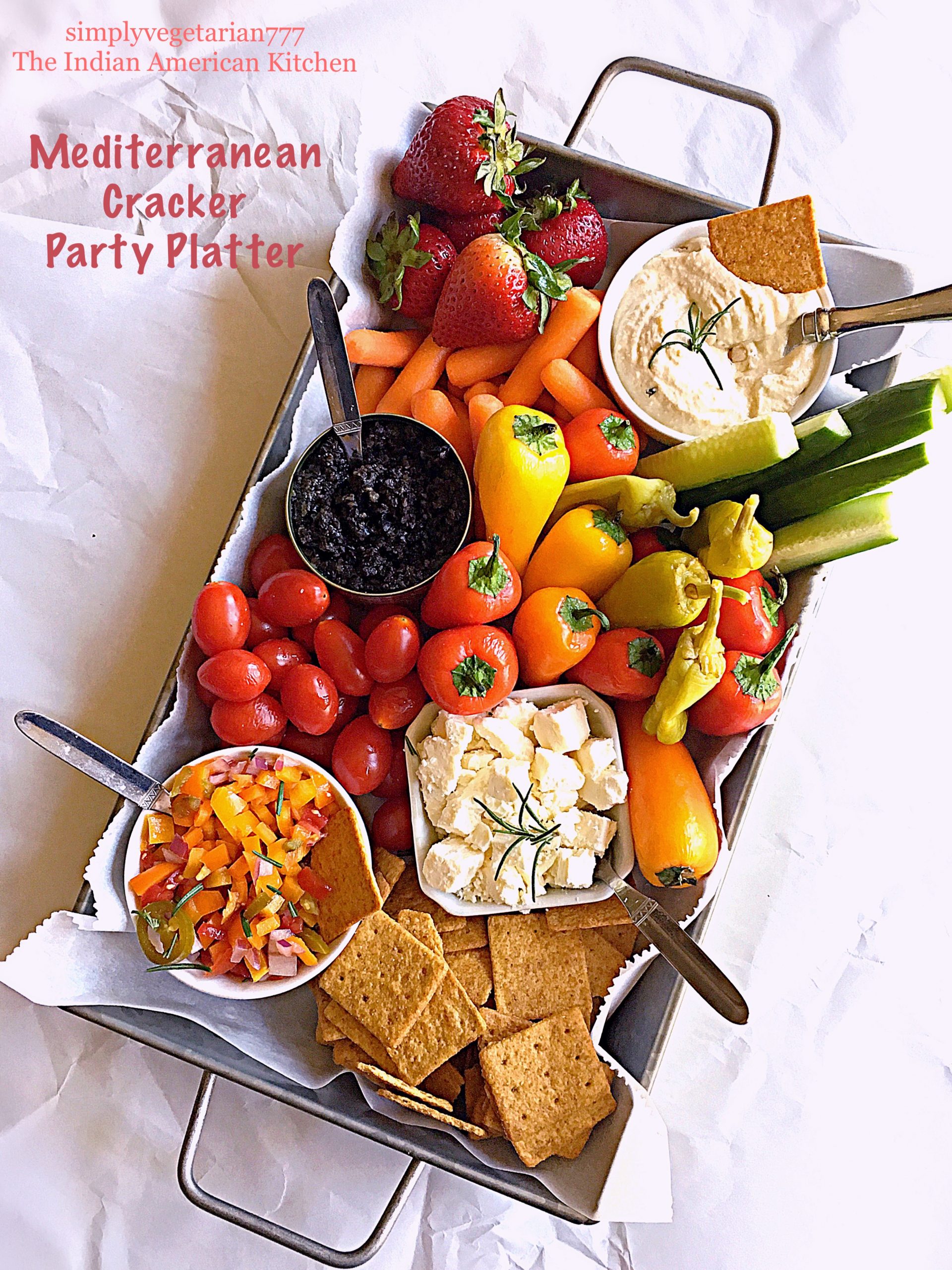 Mediterranean Cracker Party Platter
