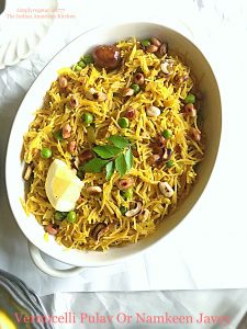 Vermicelli Pulav or Namkeen Javey