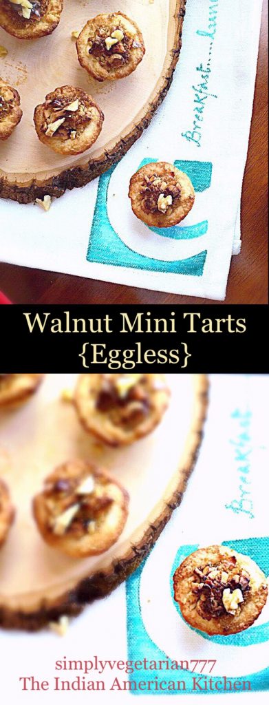 Walnut Dessert Tartlets with Tart Dough Recipe