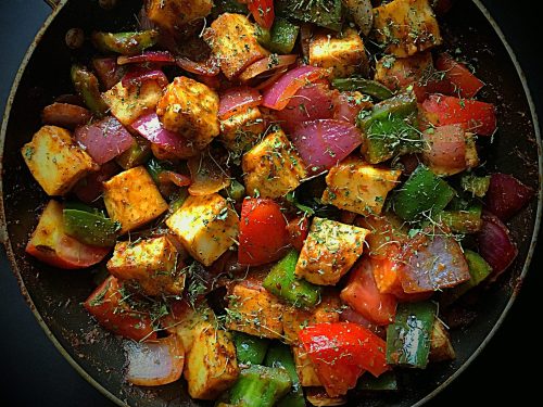 Paneer Jhalfrezi 10 Minutes Recipe